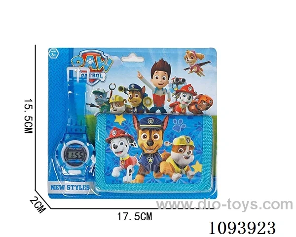 Digital watch + wallet+LR41*1