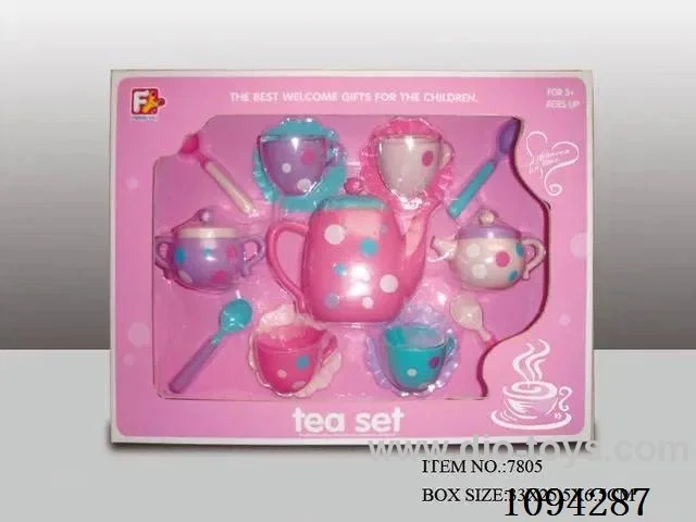 Spotted tea set