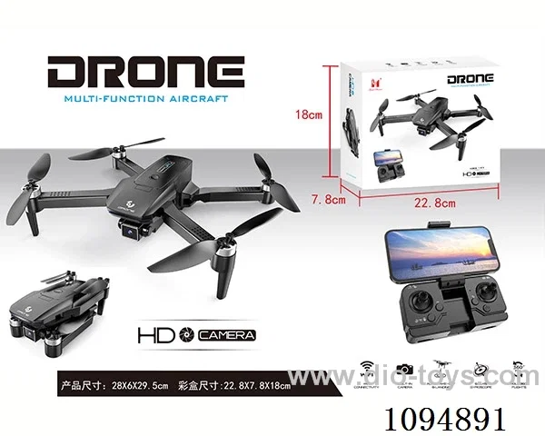 Folding camera drone