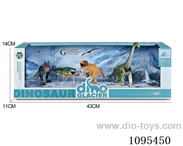 Glacier Dinosaur Scene