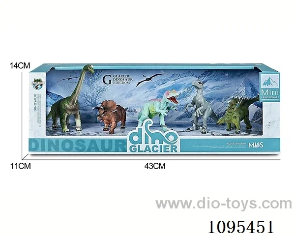 Glacier Dinosaur Scene