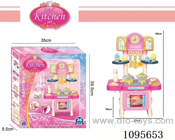 kitchen set(faucet water with lights and music) 2*AA not included