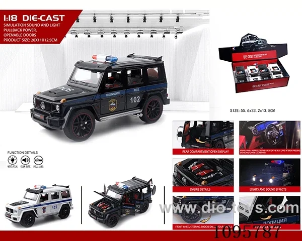 1：18 sliding alloy car