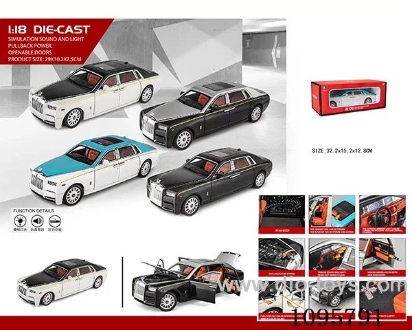 1：18 sliding alloy car
