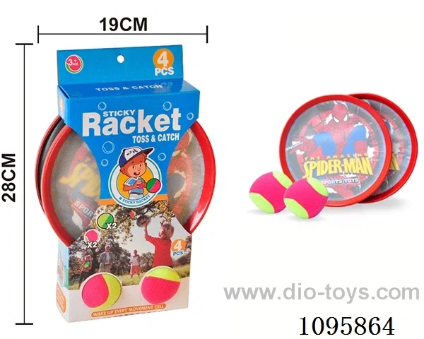 Spider sticky racket