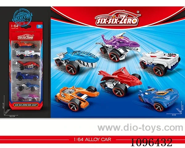 6PCS alloy car（6 models mixed）