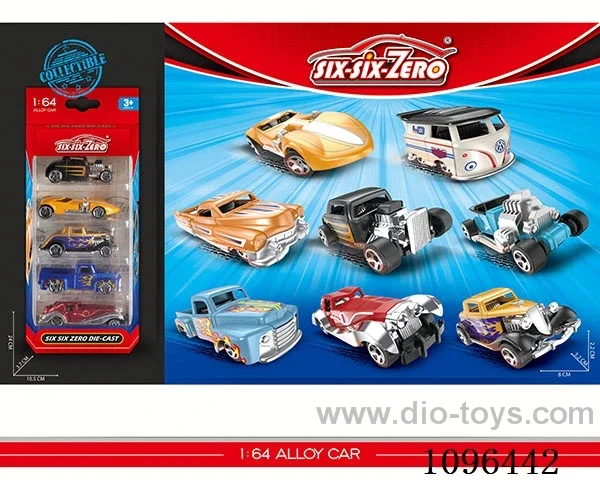5PCS alloy car（8 models mixed）