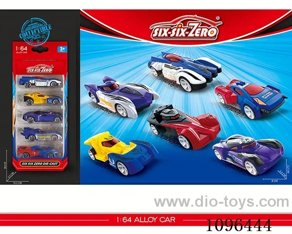 5PCS alloy car（6 models mixed）