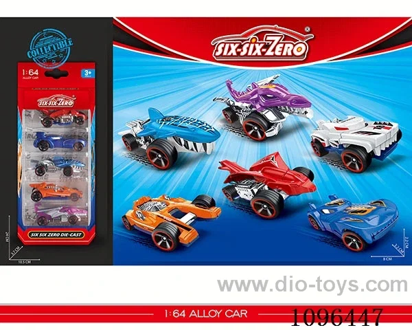 5PCS alloy car（6 models mixed）