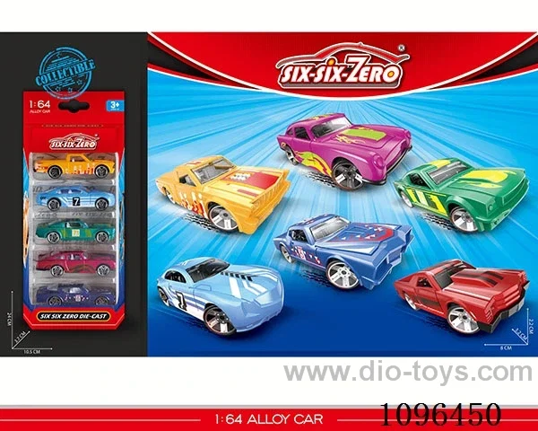 5PCS alloy car（6 models mixed）