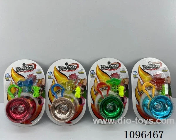 Single bearing electroplated yo-yo + accessories