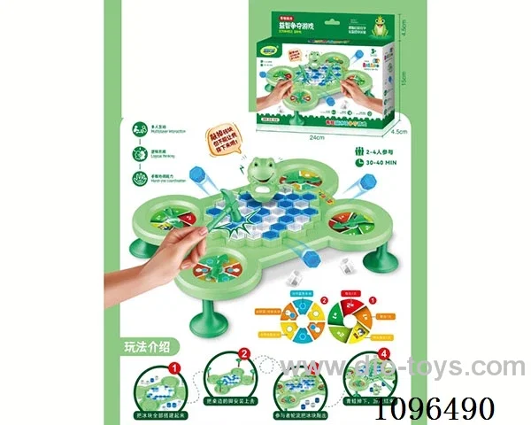 Frog knock ice game