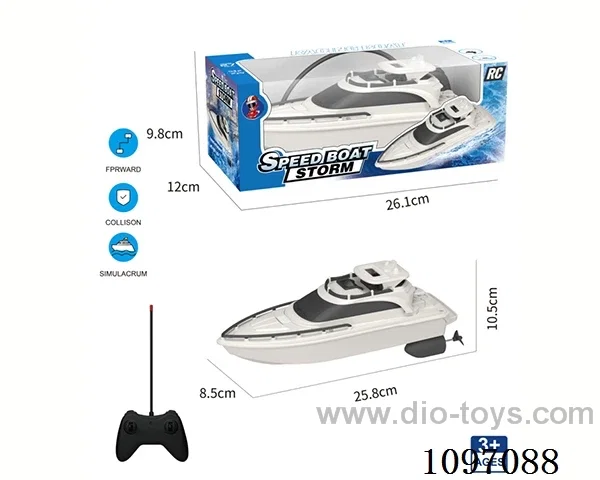 4ch rc boat