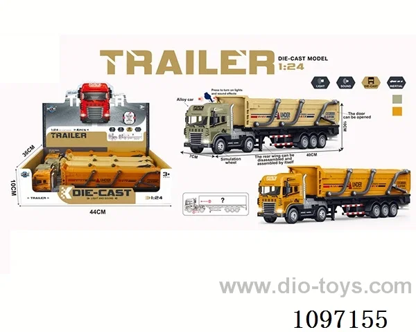 Inertial alloy transport vehicle with light and sound (including 3 pieces of AG13)