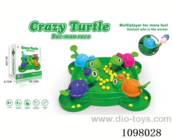 The tortoise eats the bean