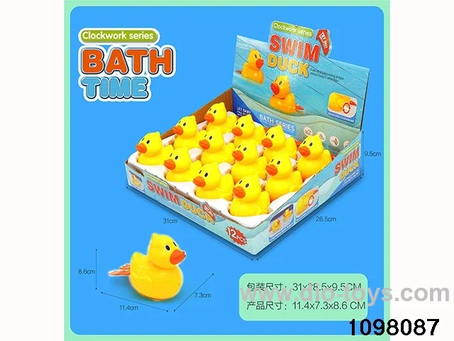 wind up swimming toys in display box