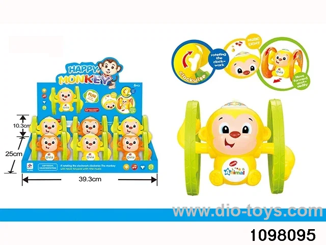 wind up toys with light and music in display box
