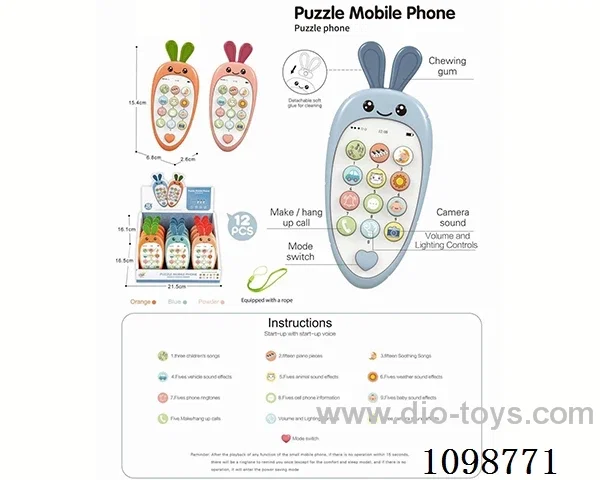Robo English puzzle phone