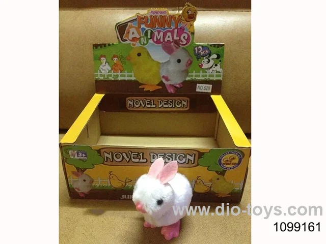 wind up rabbit in display box 12pcs