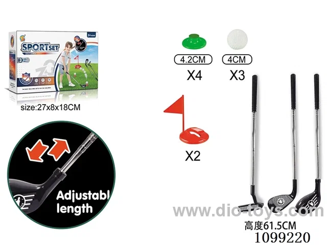 Stainless steel golf club set
