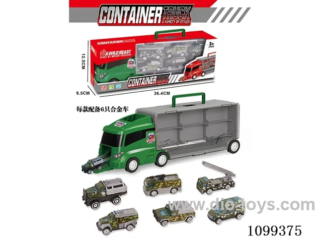 sliding alloy car 6PCS