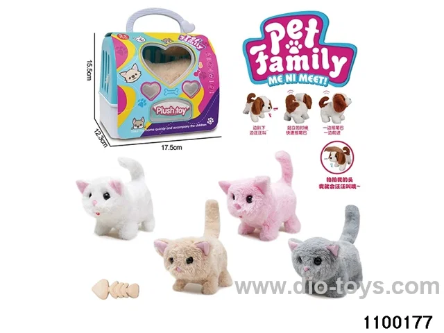 Electric Plush Toys in paper card