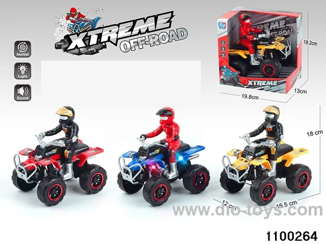 inertial motorbike With light and sound in display box