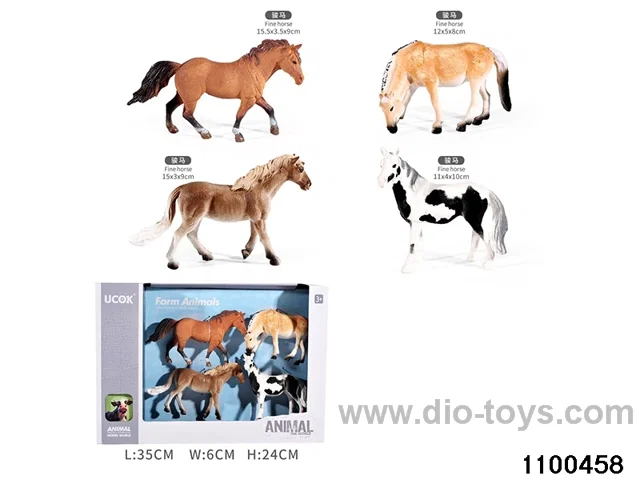 4pcs Animal Set in window box