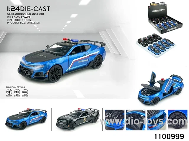 1:24 pull back car in display box