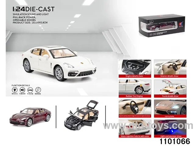 1:24 pull back car in window box