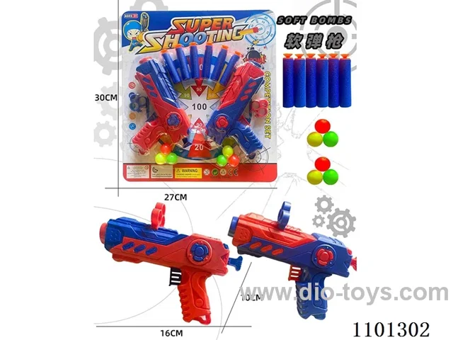 Table tennis soft shot two guns