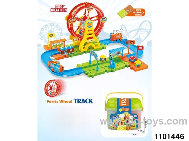 Motorised track set in Barrel