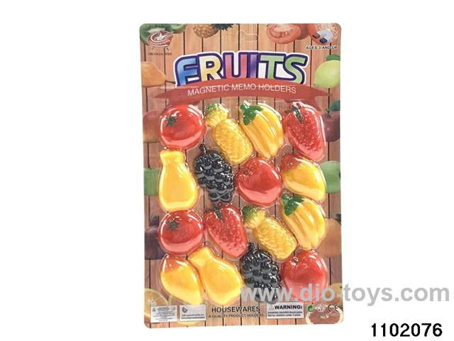 16pcs Magnetic Fruit Toy in blister