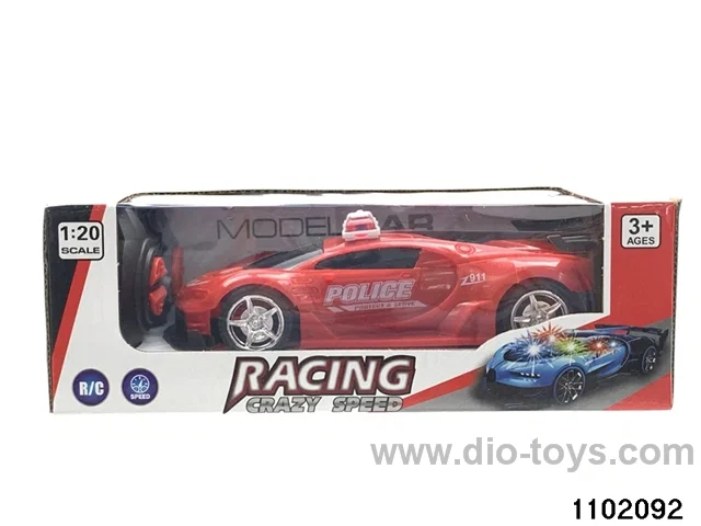 4ch 1:20 RC car with 3D light in window box