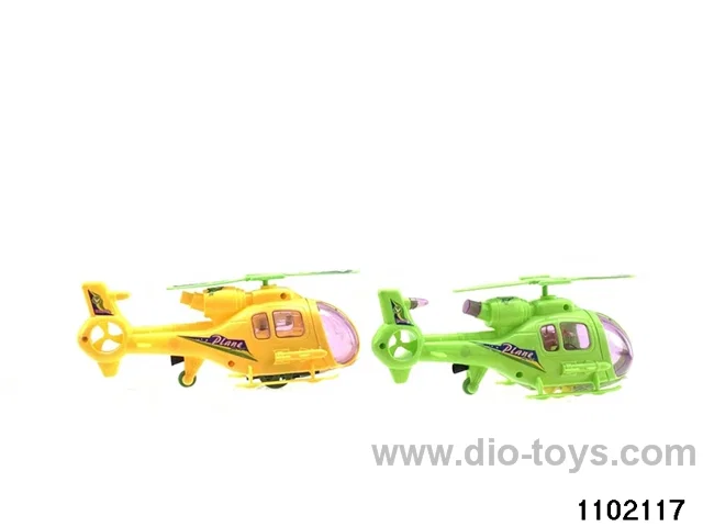 Pull-wire aircraft with lights in color bag