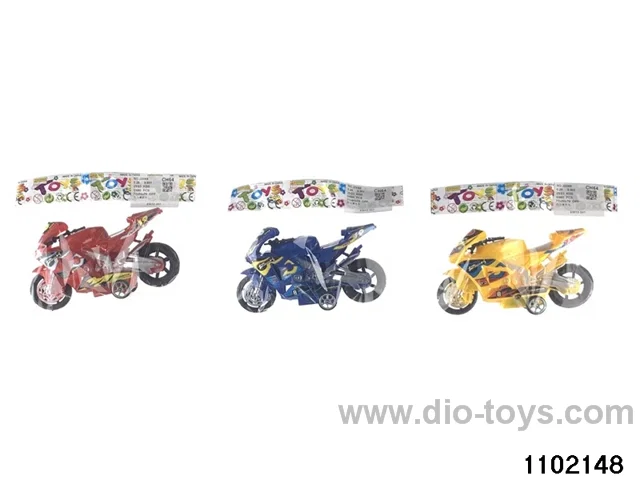 pull back motorbikes in opp bag