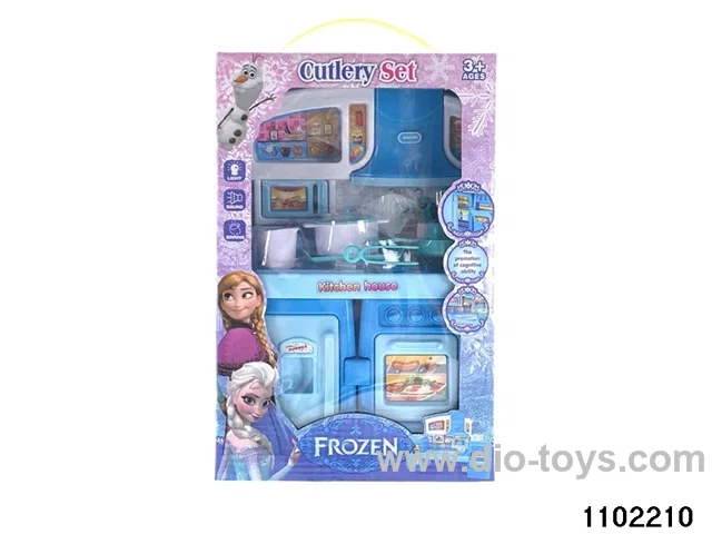 Kitchen toys with lights in window box
