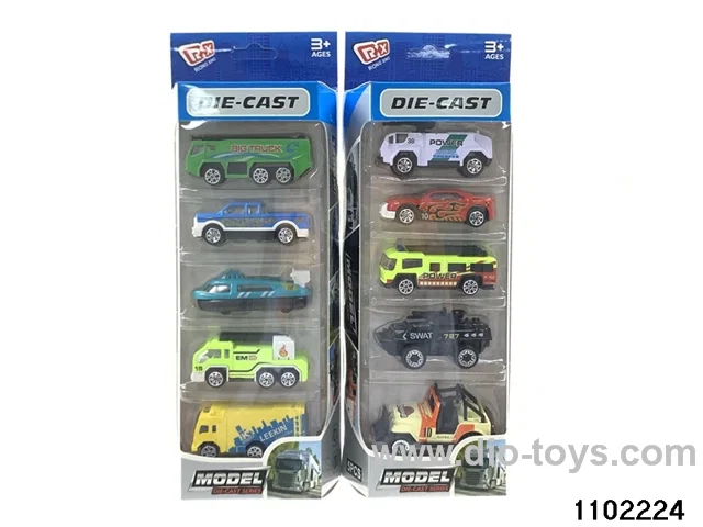 5pcs Alloy Scooter in window box