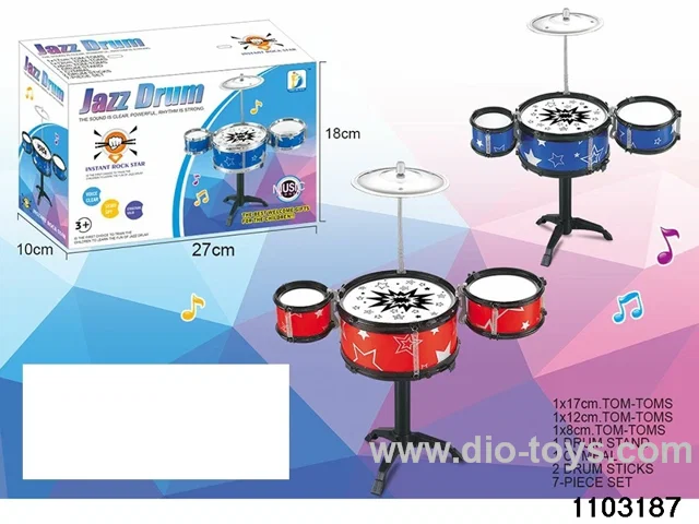 Solid Jazz Drums in color box