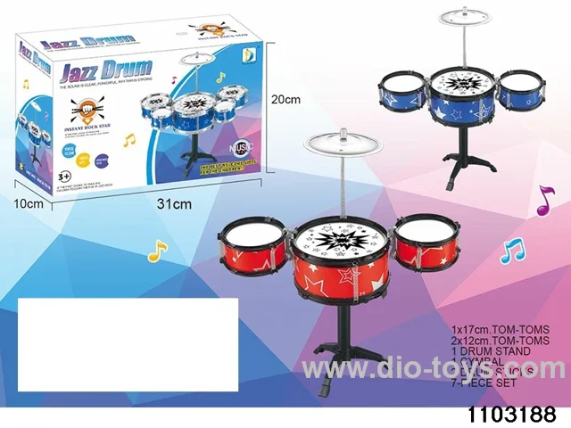 Solid Jazz Drums in color box