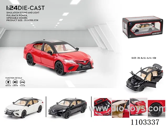 1:24 pull back alloy car W L/M