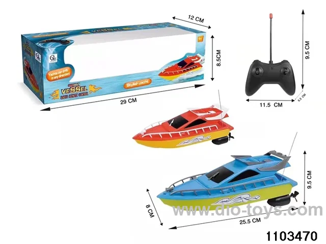 Wireless RC Yacht in window box