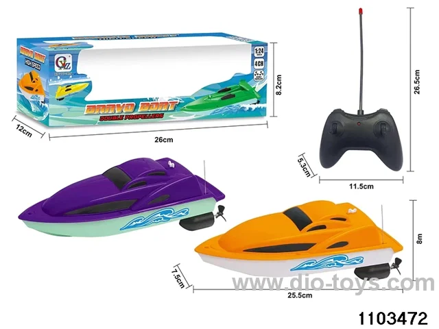 Wireless RC Yacht in window box