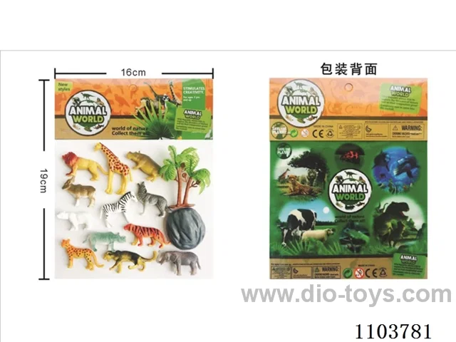 Eco-friendly animal set