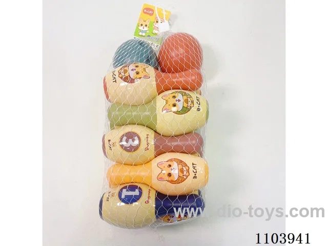 Bowling Set (10 bowling balls +2 round balls)