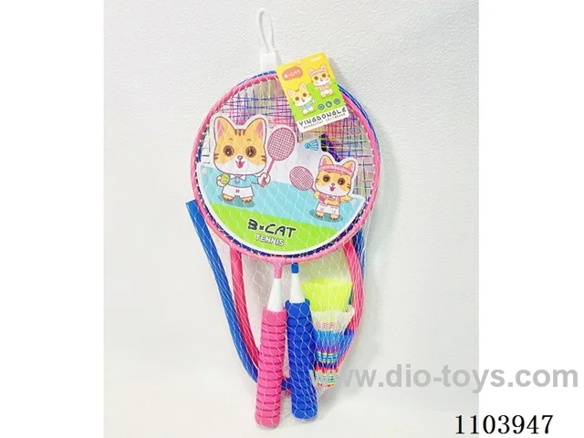 Badminton racket with anti-collision edge