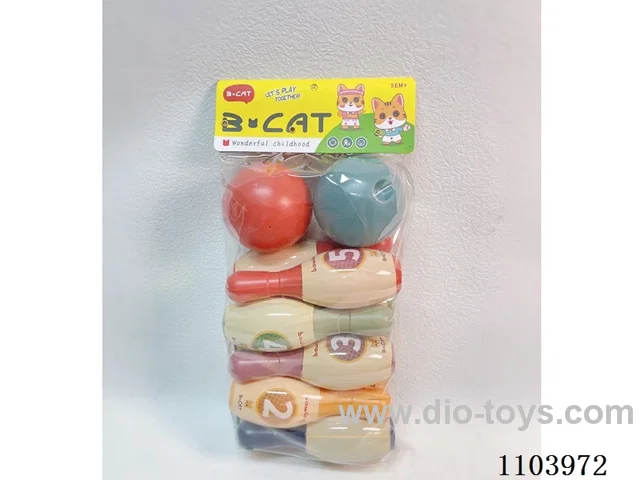 Bowling Set (10 bowling balls +2 round balls)