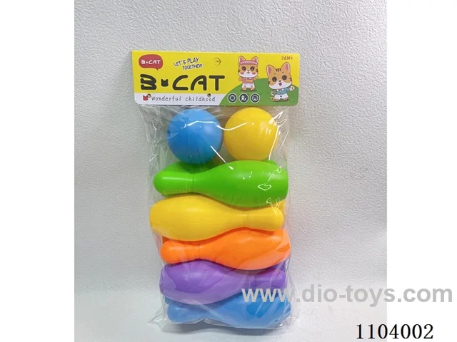 Big Bowling Set (10 bowling balls +2 round balls)