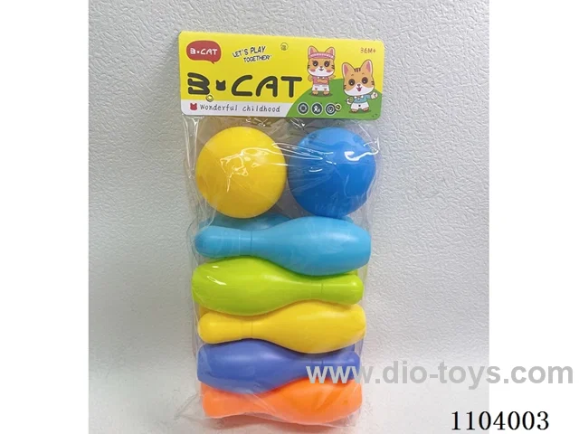 Bowling Set (10 bowling balls +2 round balls)
