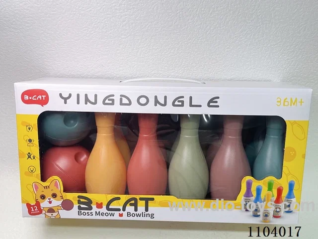 Bowling Set (10 bowling balls +2 round balls)